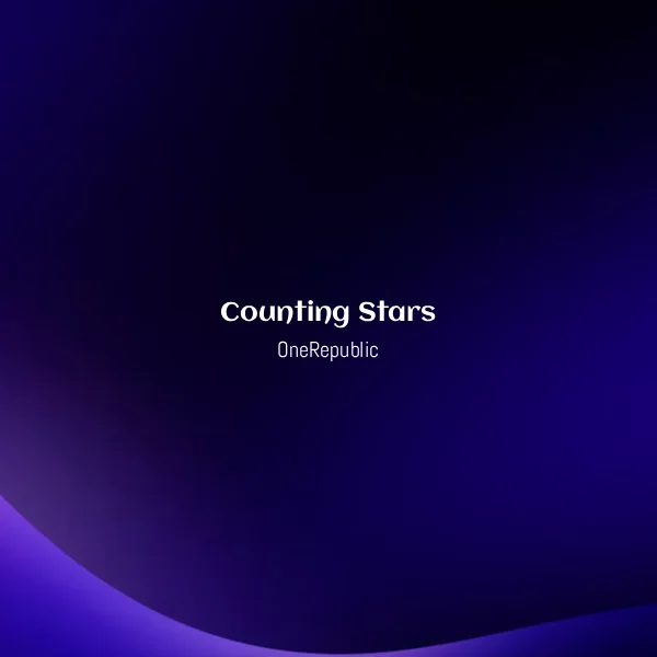 OneRepublic - Counting Stars [Partitura]