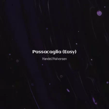Handel/Halvorsen - Passacaglia (Easy) [Partitura]